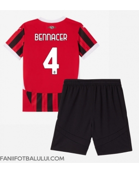AC Milan Ismael Bennacer #4 Echipament de Fotbal Replică 2024-25 Copii Acasa (+ Șorturi)